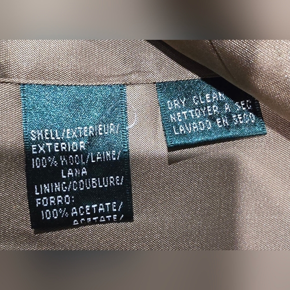 Lauren Ralph Lauren Women's 90s Wool Tweed Plaid Blazer Size 12 - Picture 8 of 9